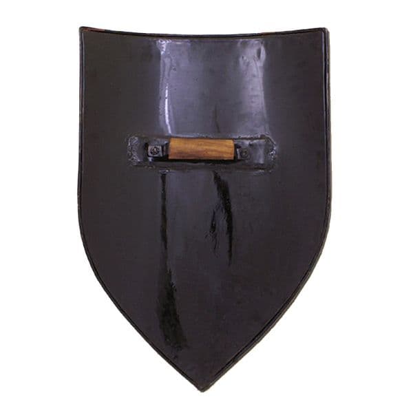 Steel Heater Shield with red priming surface