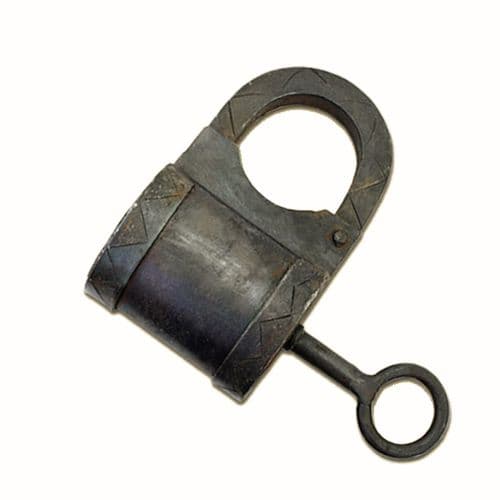 Steel Medieval Padlock