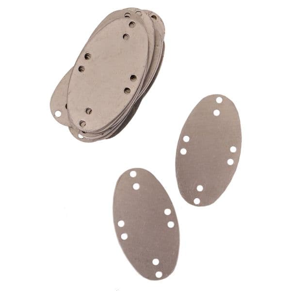 Steel Scales for Lamellar Armour, Visby Style, 25 Pieces