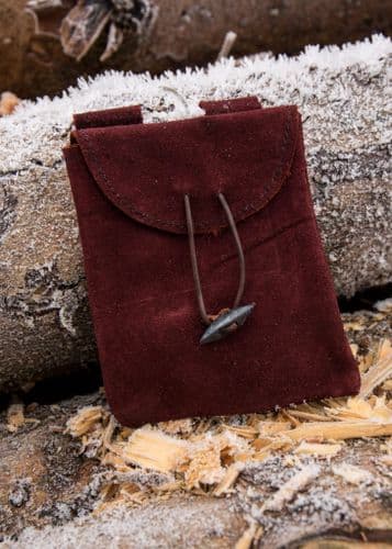 Suede Leather Bag, Large & Small