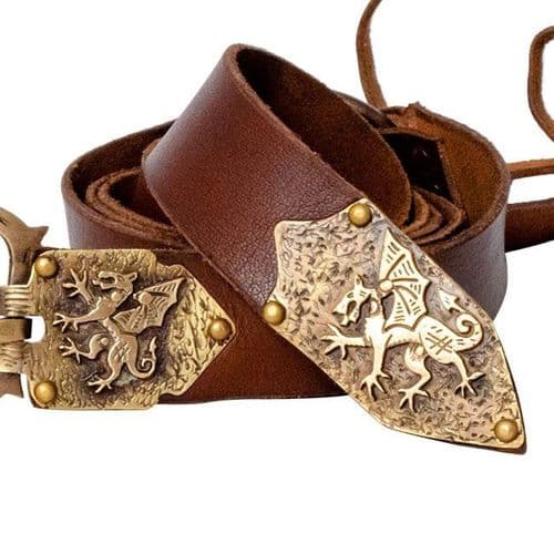 Sword Belt-Order of The Dragon Antique Brass
