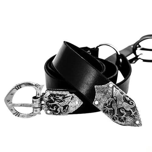 Sword Belt-Order of The Dragon Antique Silver