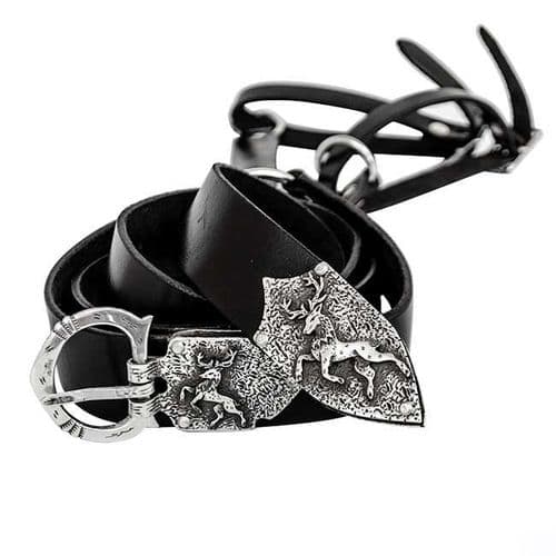 Sword Belt-Order of The Stag Antique Silver