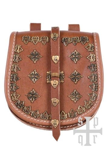 Tarsoly Belt Pouch, Viking Leather Bag