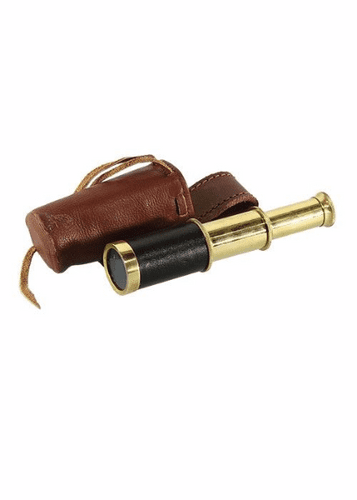 Telescope With Leather Pouch Larp