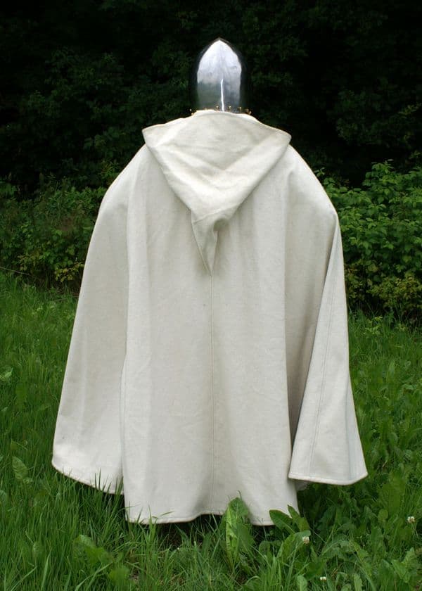 Teutonic Knight Cloak,White with Black Cross