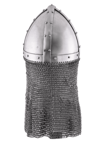 Vendel Period Spectacle Helm with Chain Mail Aventail
