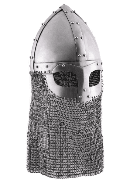 Vendel Period Spectacle Helm with Chain Mail Aventail