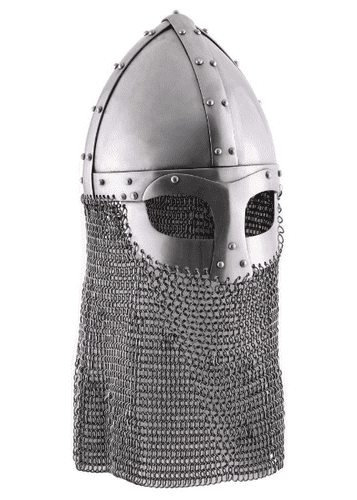 Vendel Period Spectacle Helm with Chain Mail Aventail