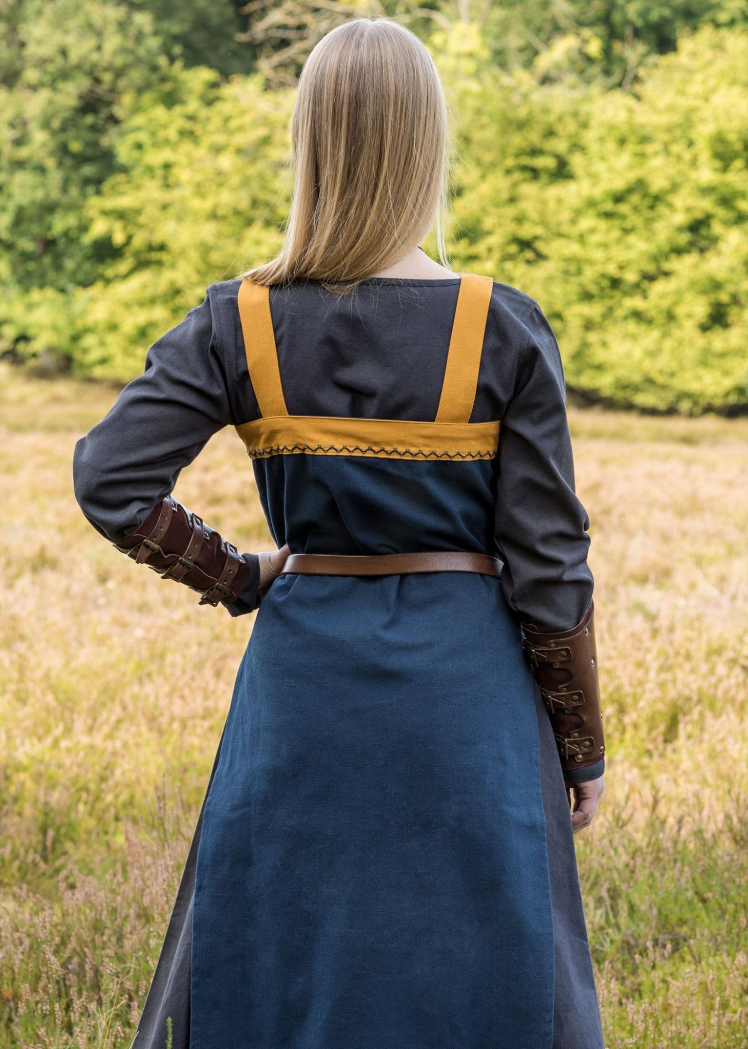 Viking Apron Dress with Embroidery