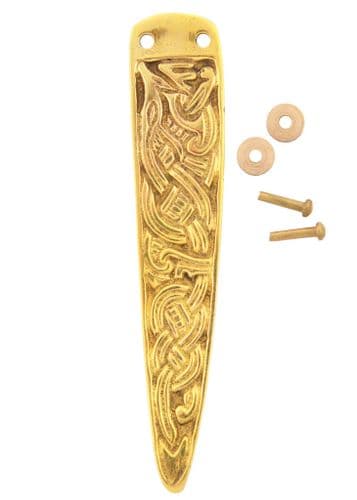 Viking Belt End, Brass