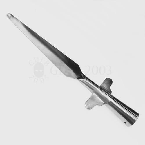 Viking Blunt Spear Head With Wings