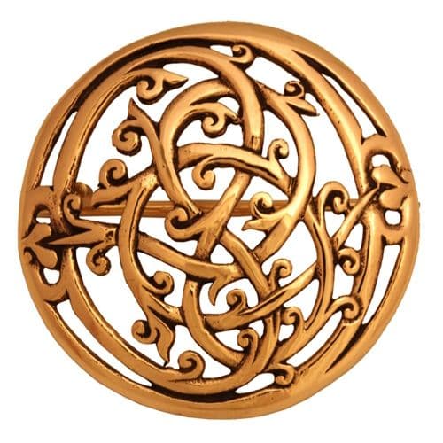 Viking Brooch, Bronze with Urnes Design