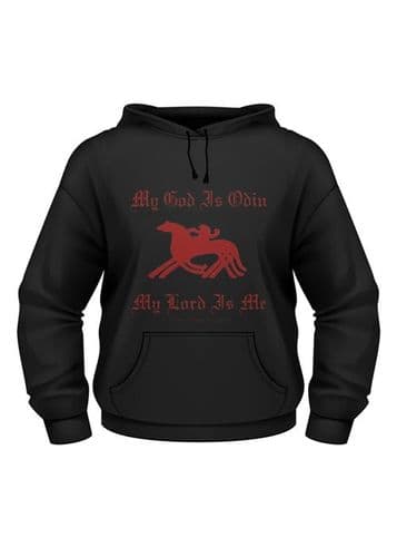 Viking Hoodie" My God Is Odin"