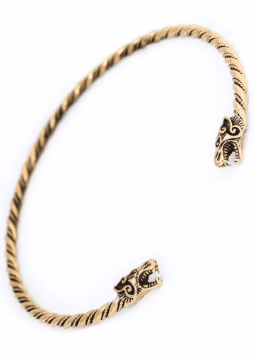 Viking Neck Ring "Fenris" made from Bronze