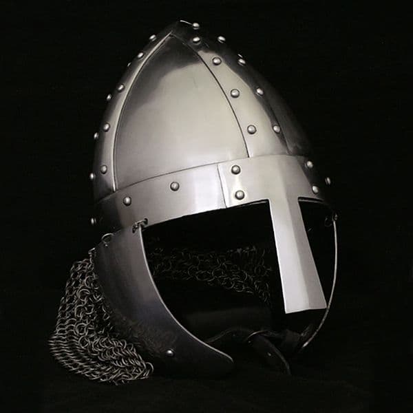 Viking Spangenhelm, Cheek Guards and Aventail, 2mm Steel