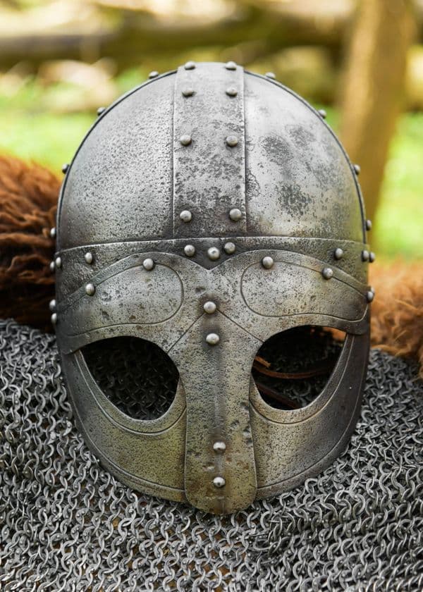 Viking Spectacle Helm -Antiqued Finish-1.6mm Steel