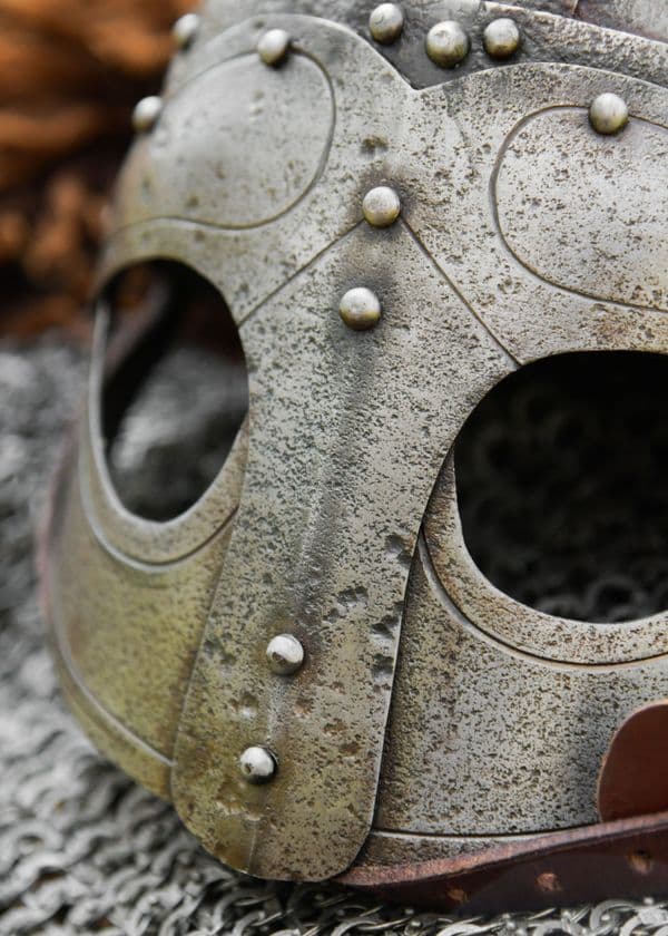 Viking Spectacle Helm -Antiqued Finish-1.6mm Steel