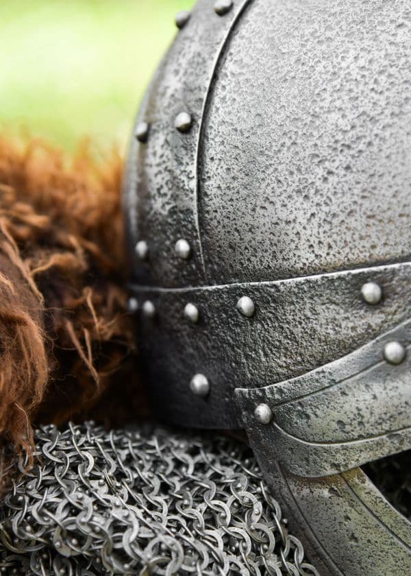 Viking Spectacle Helm -Antiqued Finish-1.6mm Steel