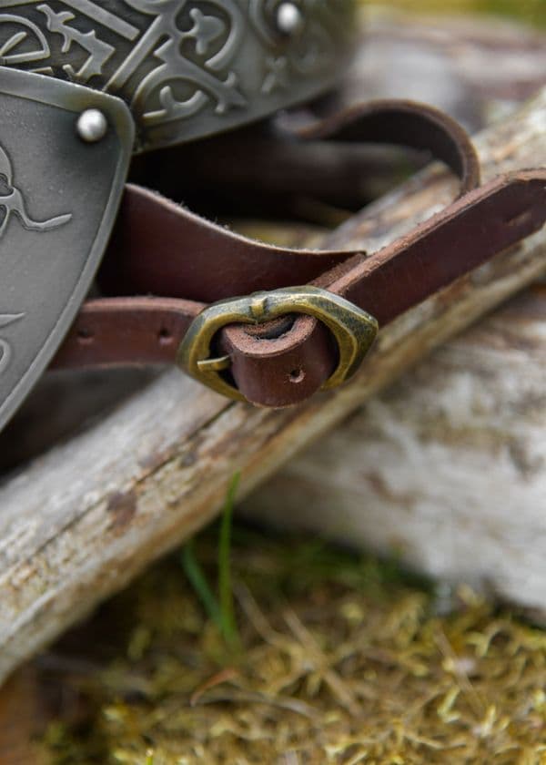 Viking Spectacle Helm with Leather Liner