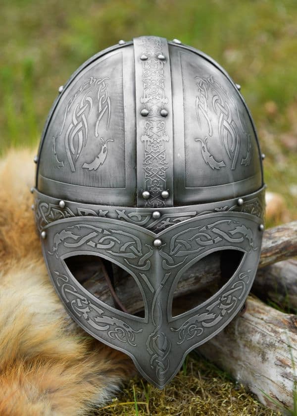 Viking Spectacle Helm with Leather Liner