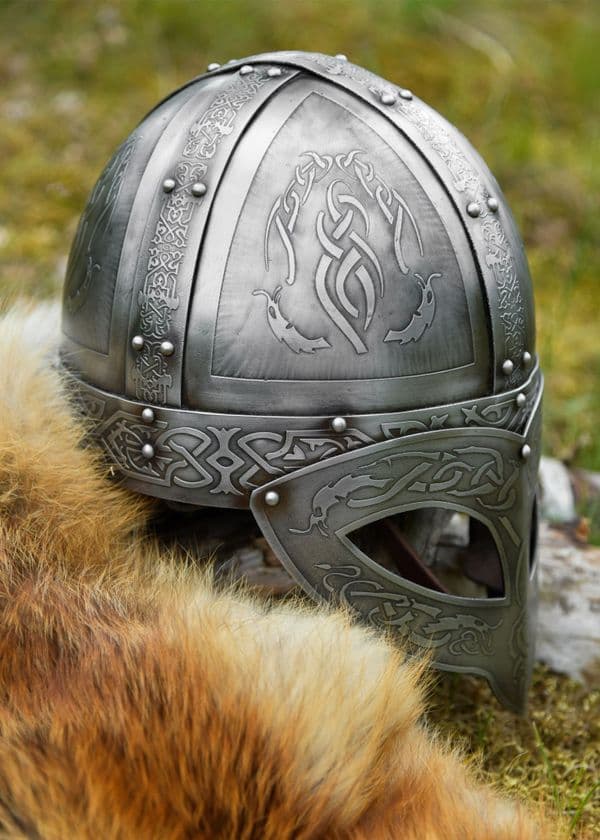 Viking Spectacle Helm with Leather Liner