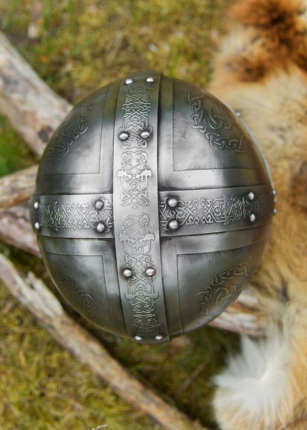 Viking Spectacle Helm with Leather Liner