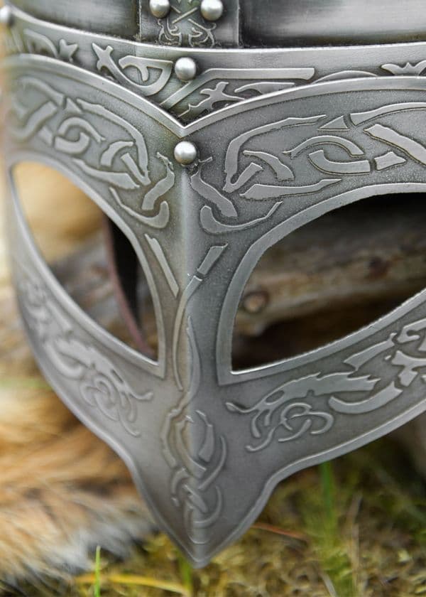 Viking Spectacle Helm with Leather Liner