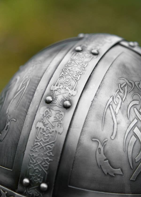 Viking Spectacle Helm with Leather Liner