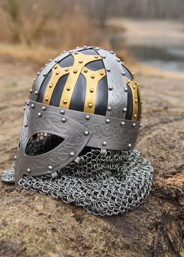 Viking Spectacle Helmet, with Aventail