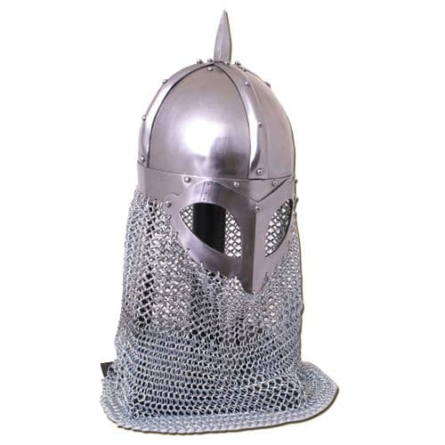 Viking Spectacle Helmet with Aventail, 2mm Steel