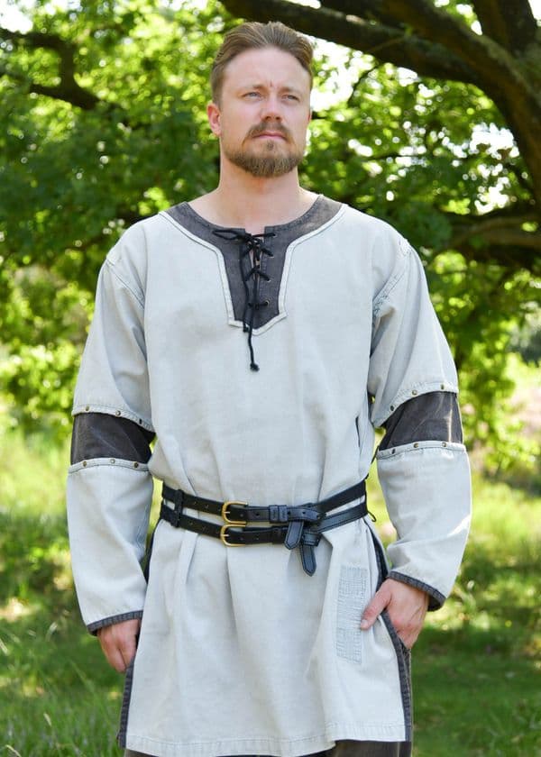 Viking Tunic - Worn Look - Grey