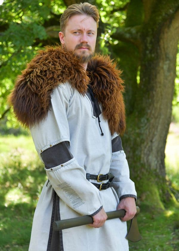Viking Tunic - Worn Look - Grey