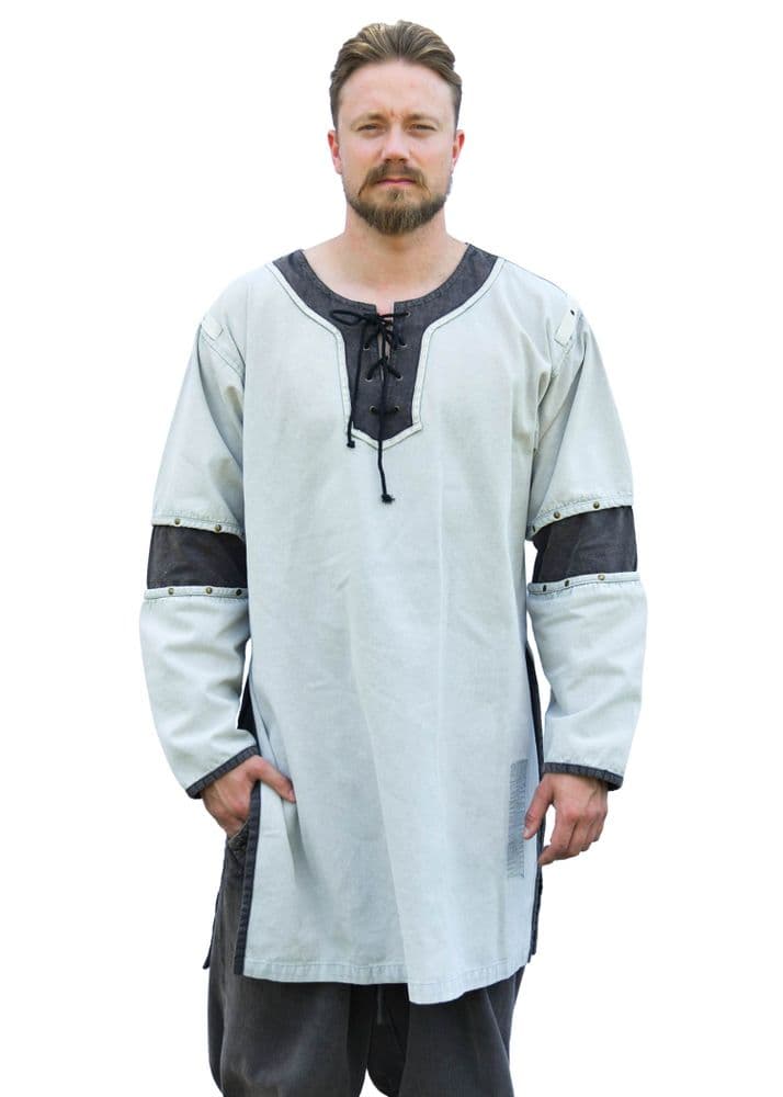 Viking Tunic - Worn Look - Grey