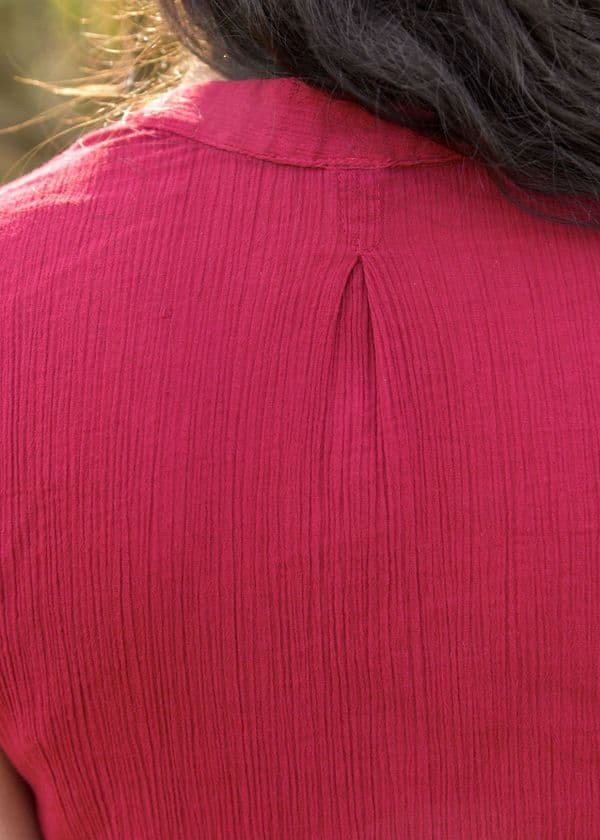 Womens Tunic - Wine Red