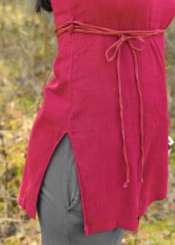 Womens Tunic - Wine Red