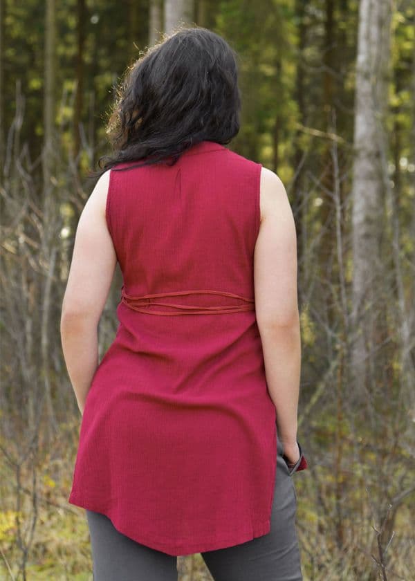Womens Tunic - Wine Red