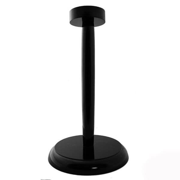 Wooden Helmet Stand with Round Base,  Colour Black or Brown