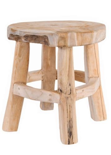 Wooden Stool Approx 31cm High