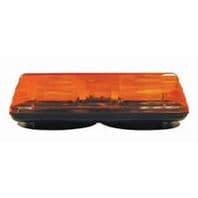Amber LED Light Bar with 2 Bolt Fixing - 12-48V
