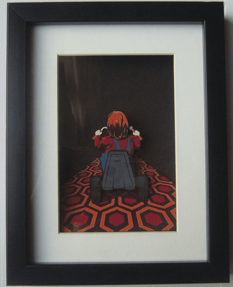 The Shining Danny 3d Diorama Shadow Box Art The Shining Danny 3d Diorama Shadow Box Art