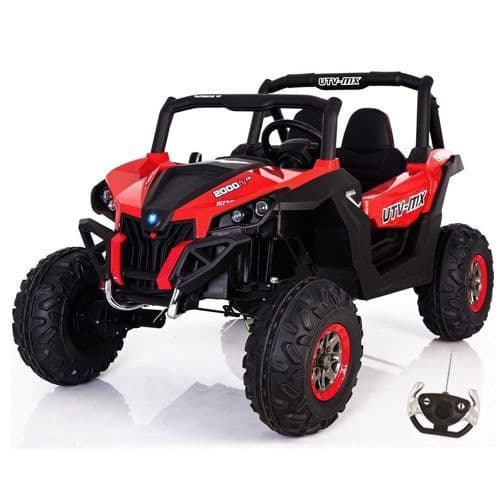 Childs 24v UTV 2 Seat Battery-Powered 2WD Off Roader Jeep wit Suspension
