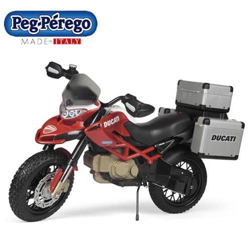 Childs Off Road Style Ducati Touring 12v Motorbike