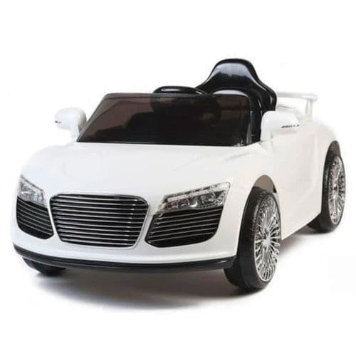 Childs White Audi Style R8 12V Ride On Car