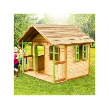Dunwich Playhouse - Jumbo Wooden Wendy House With Porch