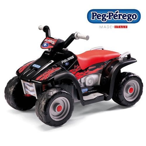 Italian Made Little Toddlers Sportsman Battery-Powered 6V Sit-on Quad
