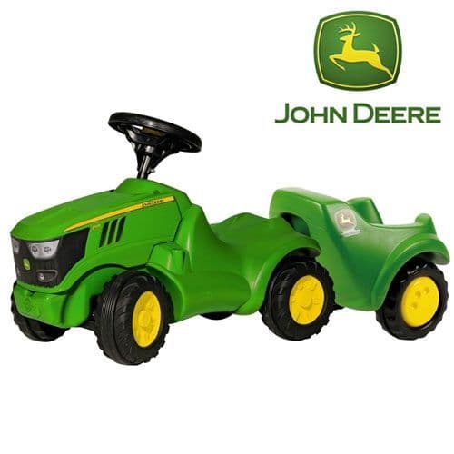 John Deere Scoot Along Childs Tractor & Trailer