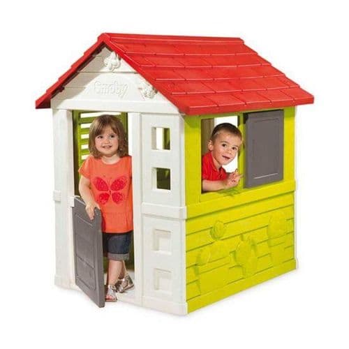 Kids Small Robust Wipe-Clean Playhouse with Door & Window