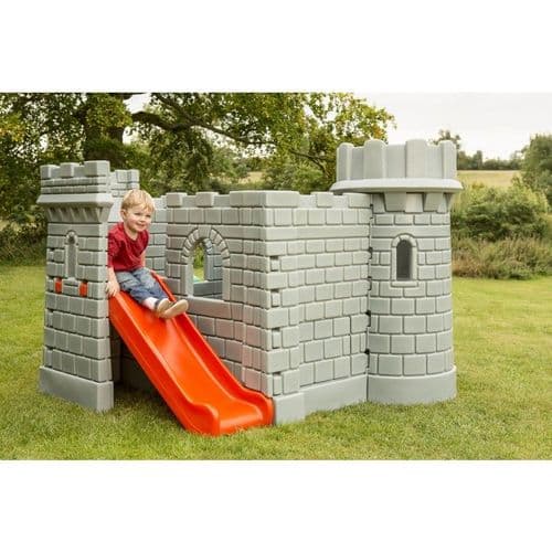 Medieval Playhouse with Lookout Tower and Slide
