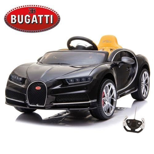 Official Black Bugatti Divo 12v Childs Luxury Ride On Super Car